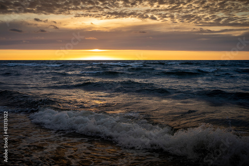 Sunset at the seaside