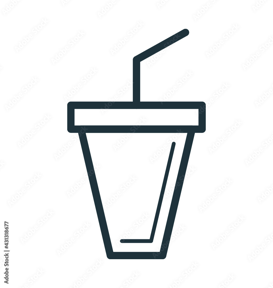 Juice Cup Vector Icon