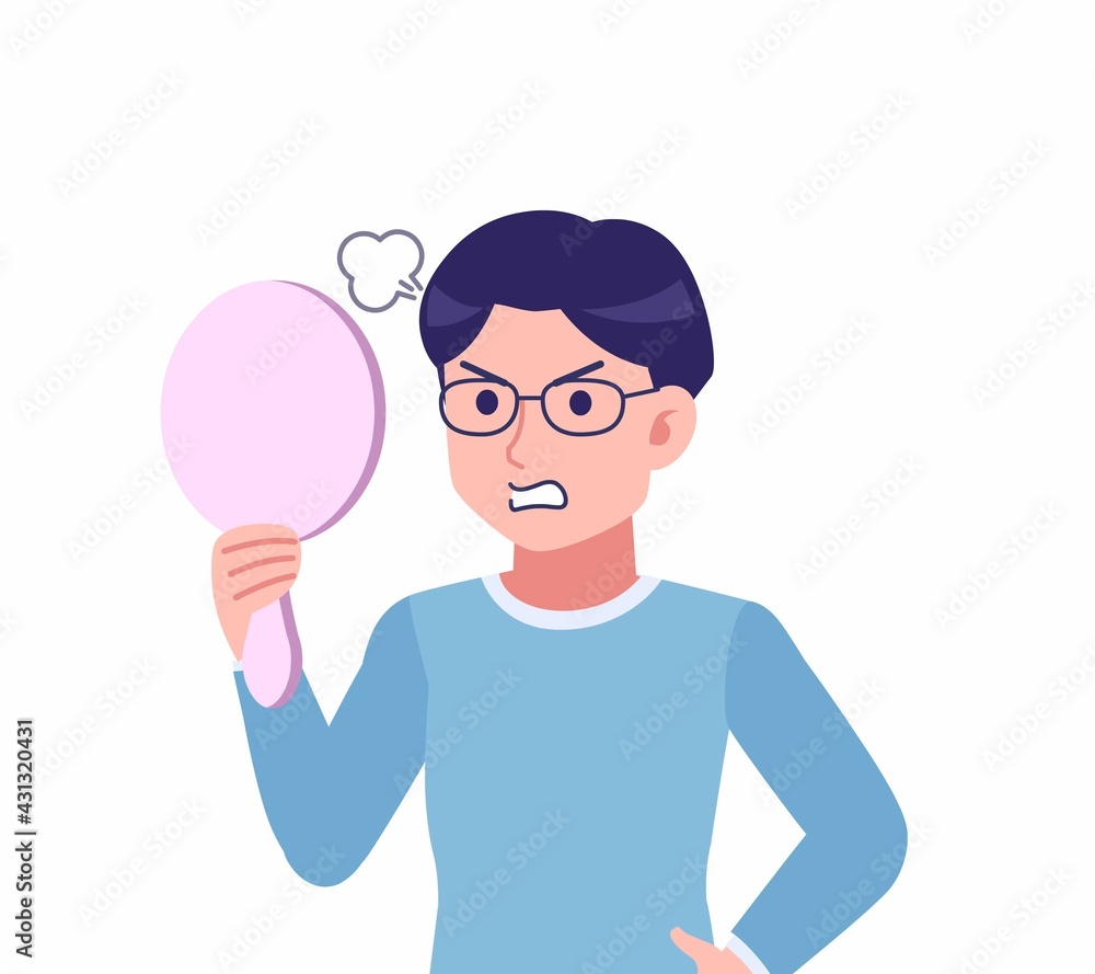 Man with glasses dressed in blue Man with glasses dressed in blue
