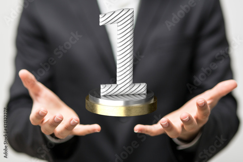 award gold winner first pla...