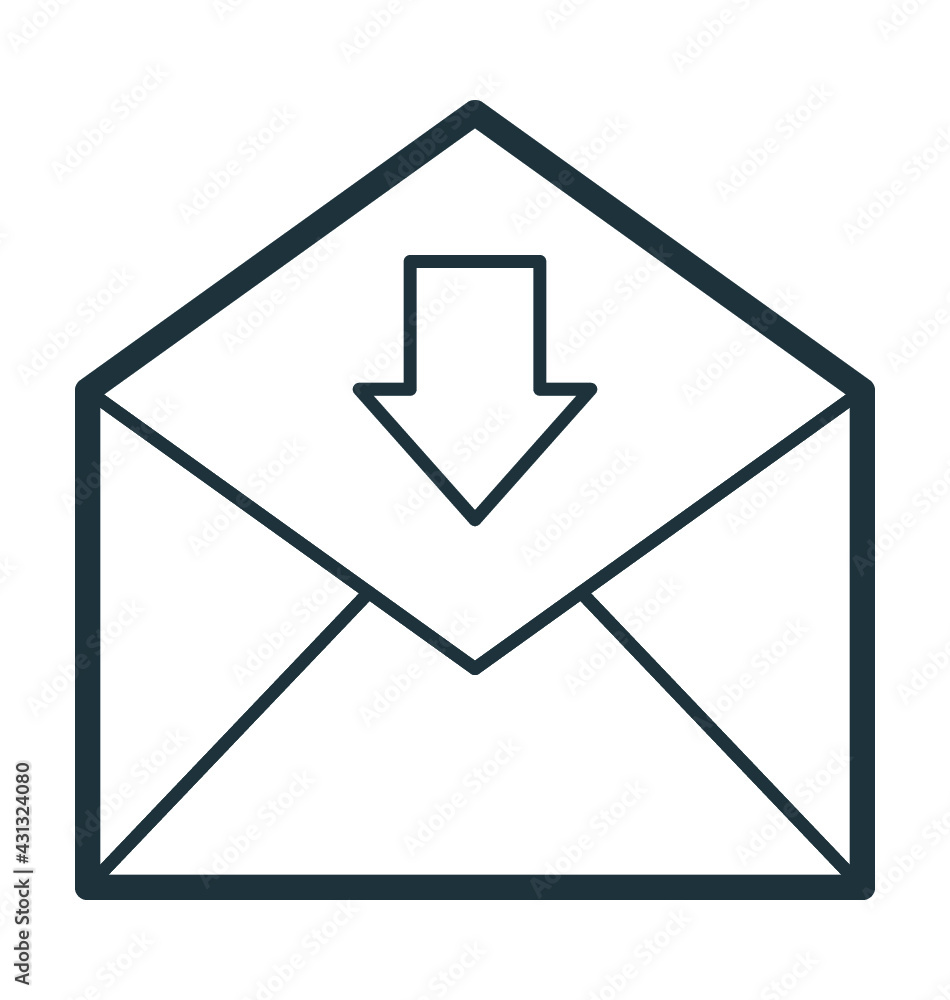Inbox Vector Icon Inbox Vector Icon