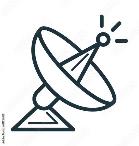 Satellite Dish Vector Icon