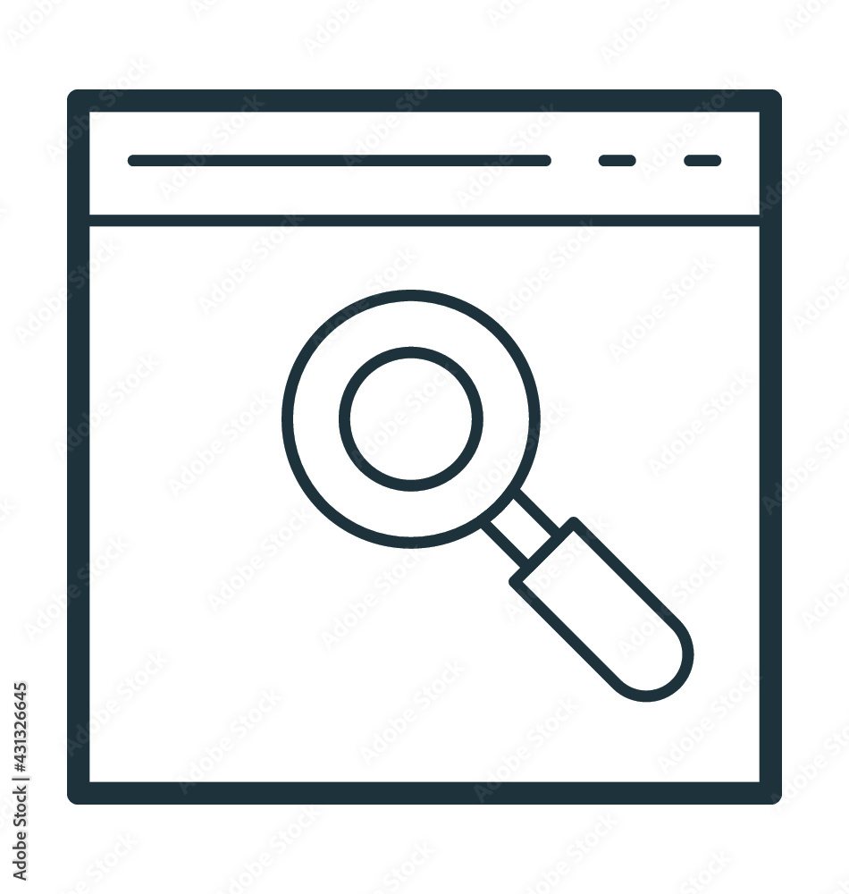 Magnifier Vector Icon