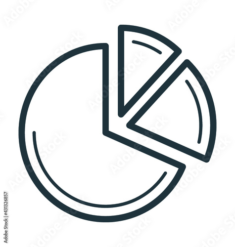 Pie Chart Vector Icon