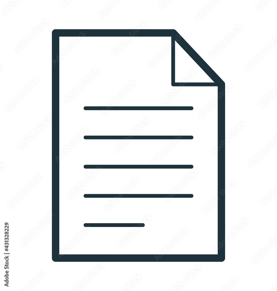 Text Sheet Vector Icon Text Sheet Vector Icon