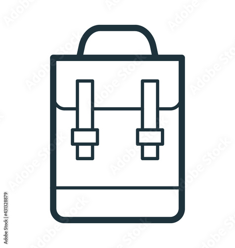 School Bag Vector Icon