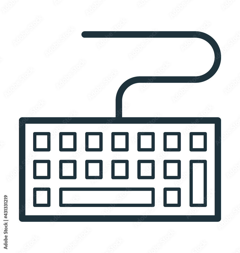 Keyboard Vector Icon Keyboard Vector Icon