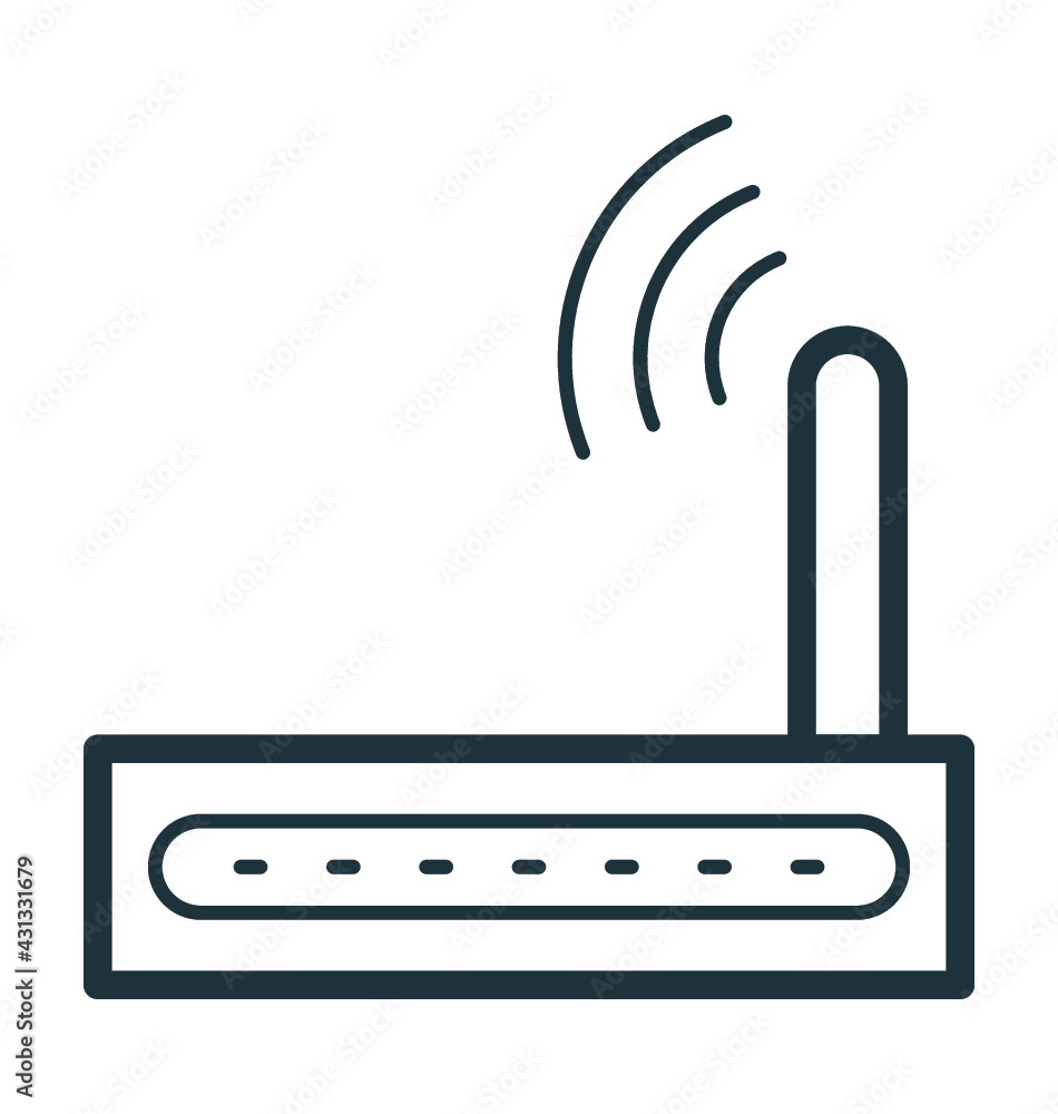 Wifi Router Vector Icon Wifi Router Vector Icon