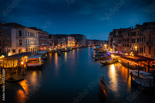 romantic evening canal grande Venice © roikarool