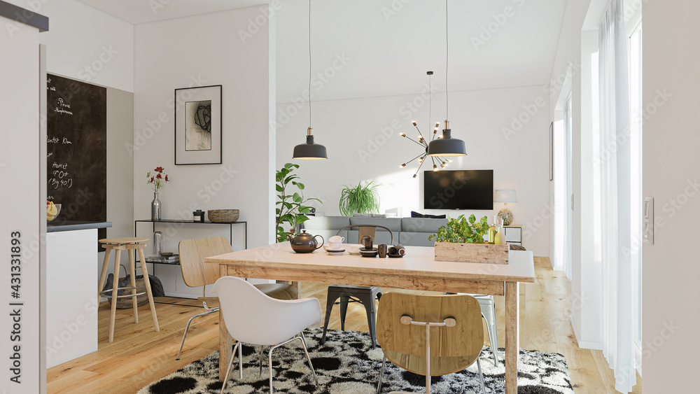 Luxury Apartment Scandinavian Furniture