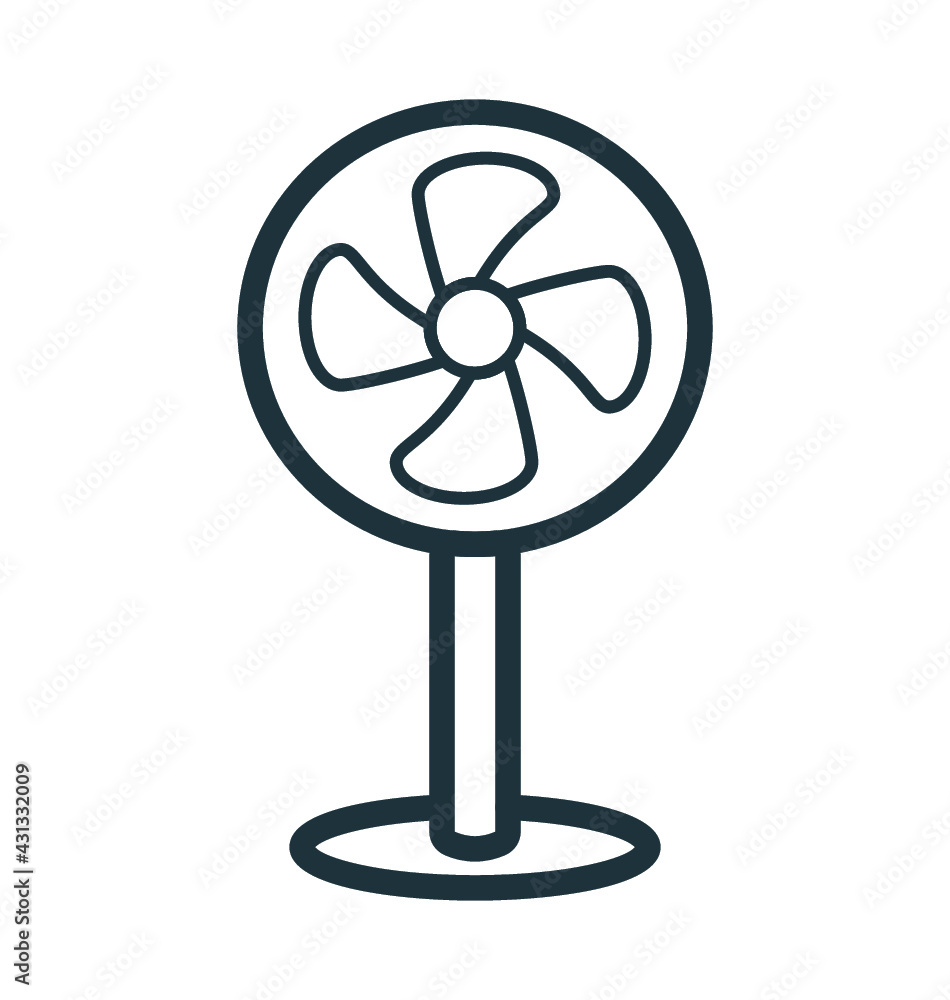 Obraz premium Fan Vector Icon