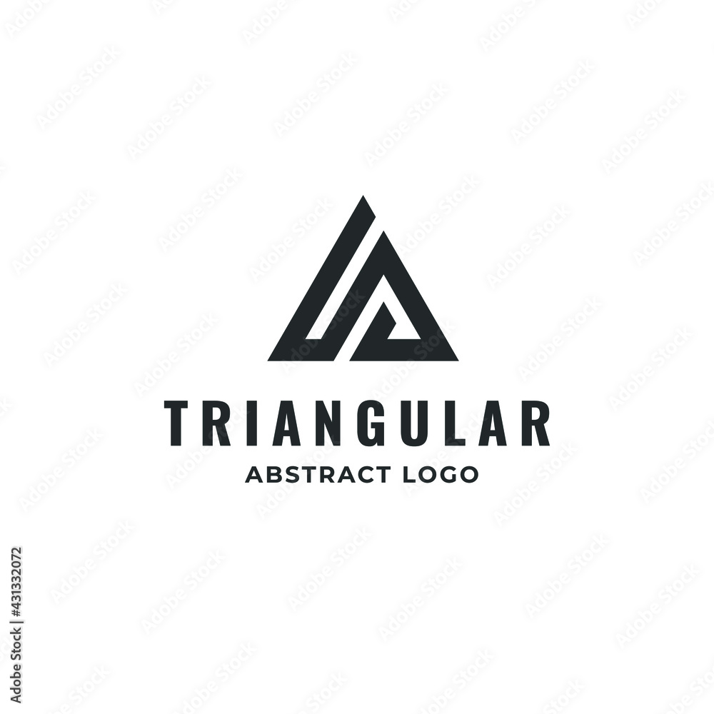 Triangle logo - abstract prism geometric shape graphic geometry line futuristic polygonal layout marketing perspective corporate tech delta spectrum business Triangle logo - abstract prism geometric shape graphic geometry line futuristic polygonal layout marketing perspective corporate tech delta spectrum business