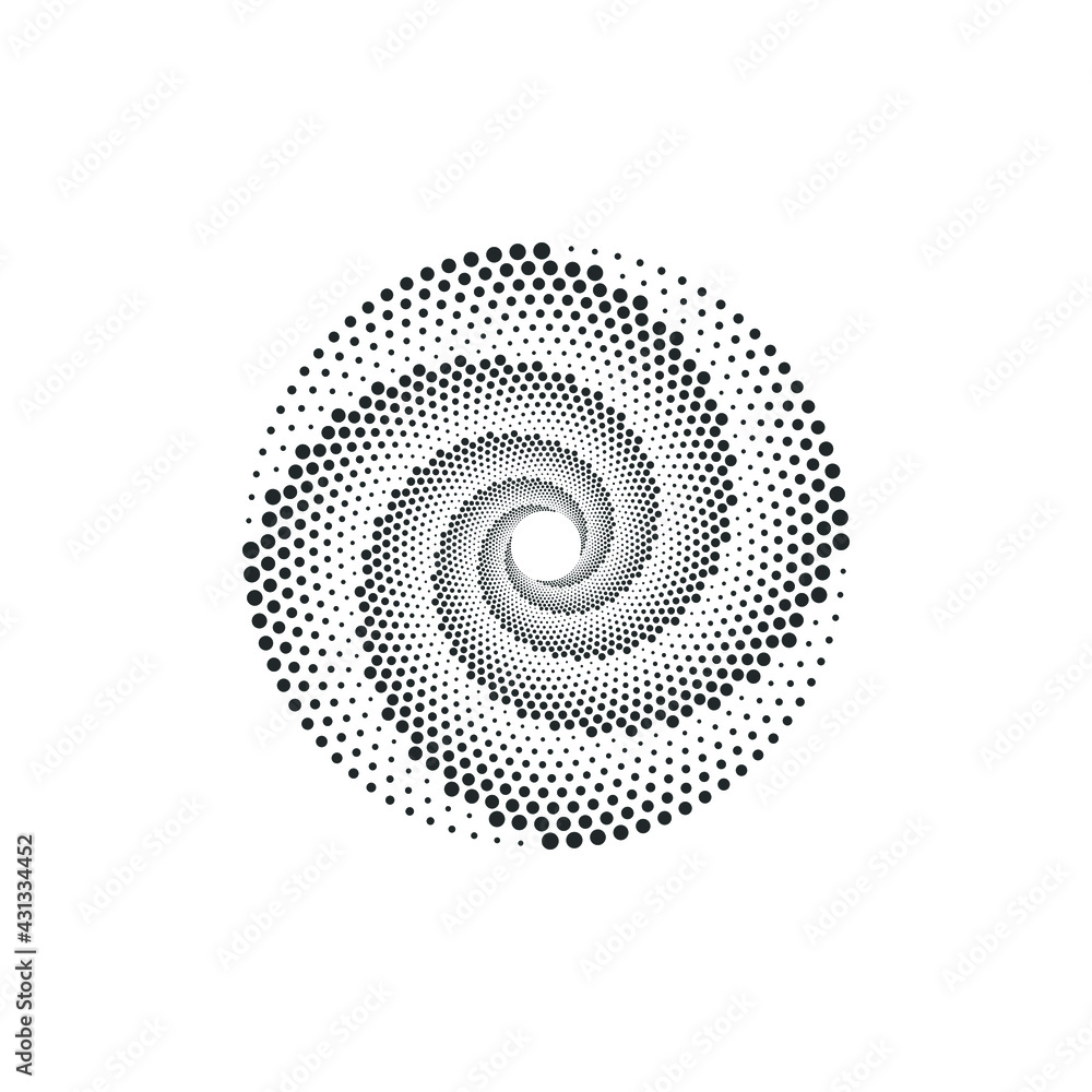 Vortex Circle logo abstract circle shape - spiral motion twirl twist curve rotation spin whirlpool radial warp geometric shape for businesses - spinning circle Vortex Circle logo abstract circle shape - spiral motion twirl twist curve rotation spin whirlpool radial warp geometric shape for businesses - spinning circle