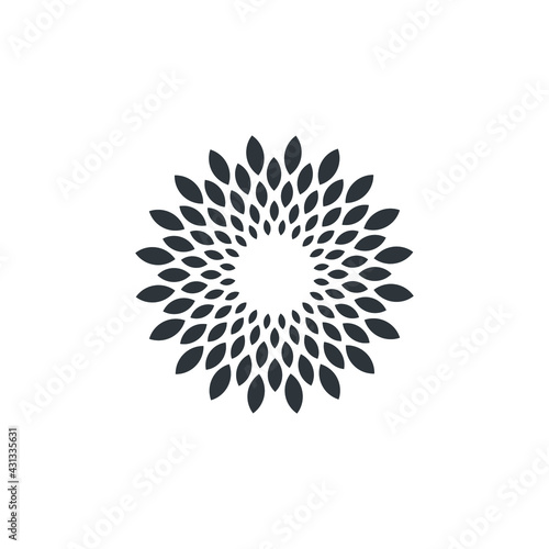 Water lily Lotus logo Flower logo - beauty spa flower symbol wellness health meditation beauty luxury natural fitness yoga lifestyle treatment petals salon organic calming cosmetics
