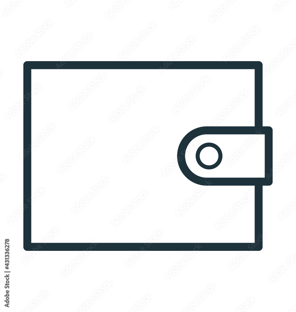 Wallet Vector Icon Wallet Vector Icon
