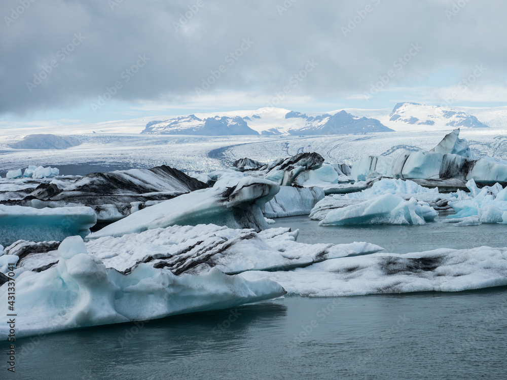 lago glaciar islandia
