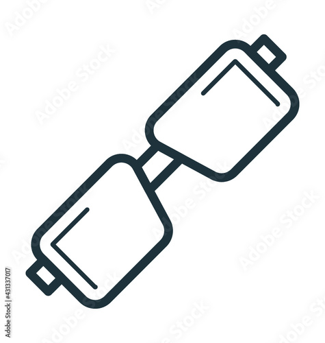 Eyeglasses Vector Icon