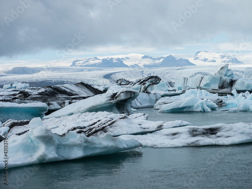 Obraz na płótnie lago glaciar islandia w salonie