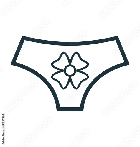 Underpants Vector Icon