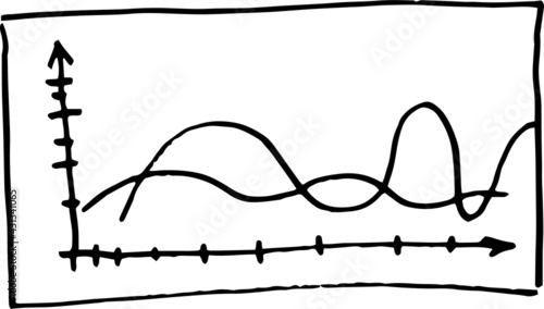 strategy line Business doodles sketch graphic illustration hand drawn print. Isolated elements on white background development office work finance
