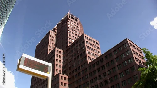 Skyscraper at Potsdamer Platz, Berlin, Germany.