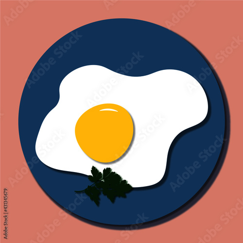 scrambled eggs on a plate