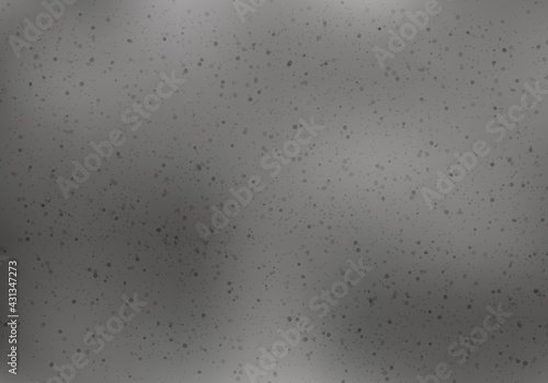 Abstract black small tiny dots grainy dust scattered spray texture on gray background and texture