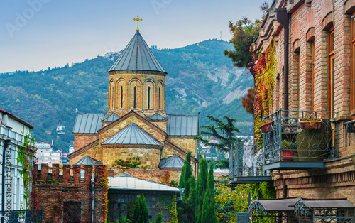 The Metekhi Virgin Mary Assumption Church in Tbilisi