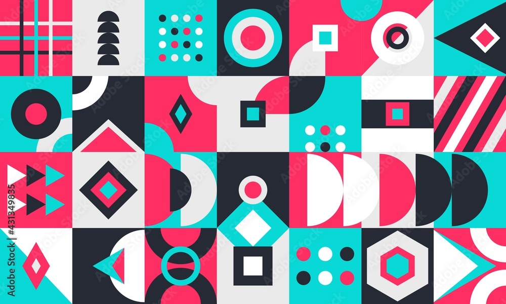 Abstract geometric background with minimal trendy design. It is suitable for banners, posters, flyers, covers, etc. Vector illustration Abstract geometric background with minimal trendy design. It is suitable for banners, posters, flyers, covers, etc. Vector illustration