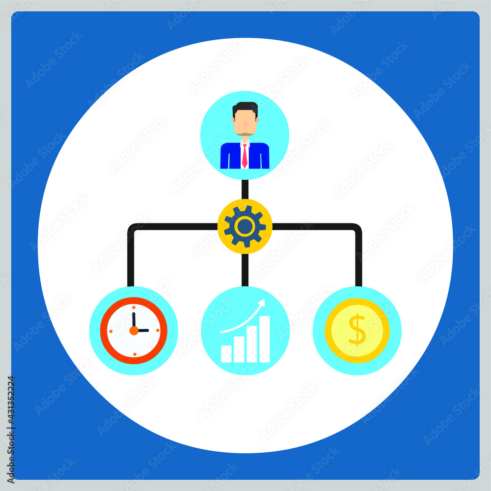 Vector illustration for Project Management EPS10 Vector illustration for Project Management EPS10