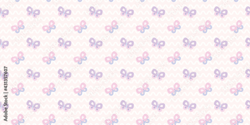 Cute cartoon seamless repeat pattern vector background