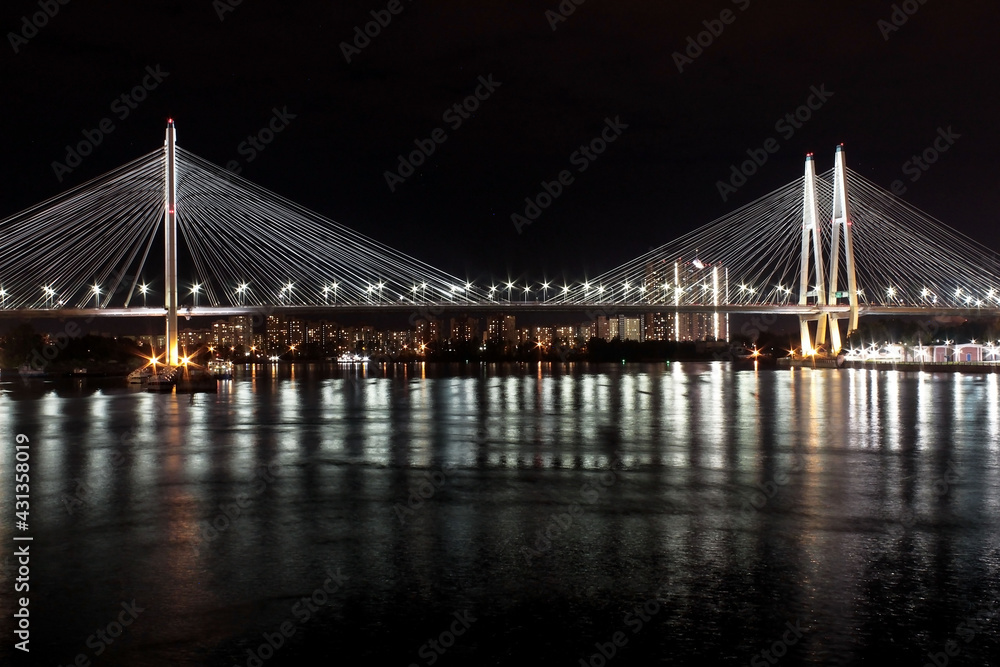 bridge on the Neva River, Neva River, Saint Petersburg