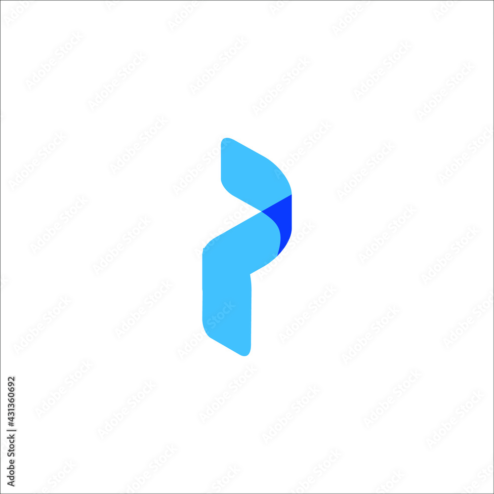 letter P logo design vector letter P logo design vector