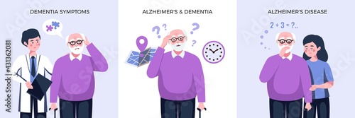 Dementia Alzheimer Design Concept