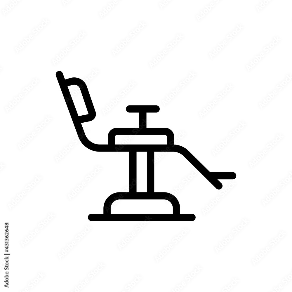 Clinical Chair Vector Icon. Beauty and SPA Symbol EPS 10 File Clinical Chair Vector Icon. Beauty and SPA Symbol EPS 10 File
