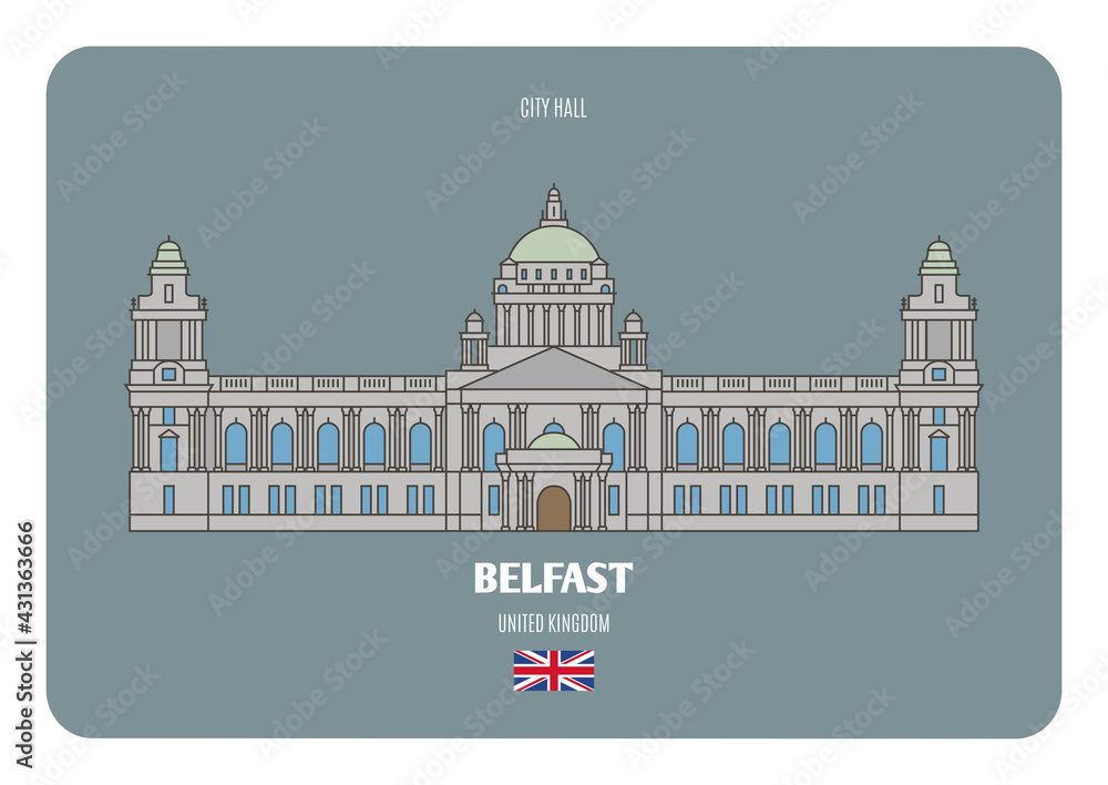 City Hall in Belfast, UK