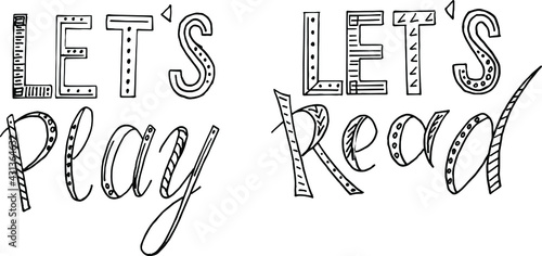 let is play let is read baby design scandinavian