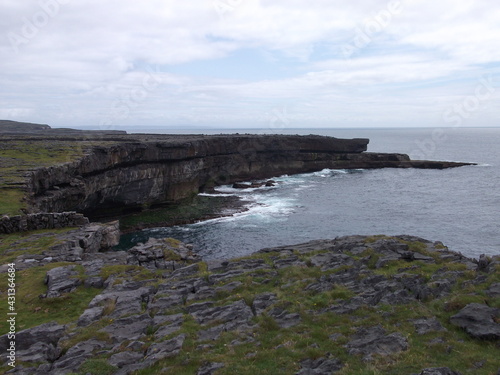 Cliffs of Innis More off the western coast of Ireland photo