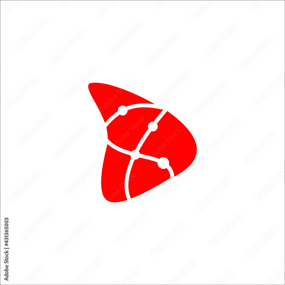 D network logo design vector D network logo design vector