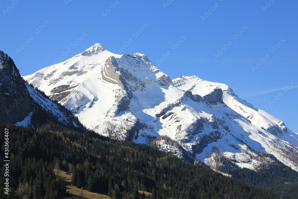 Popular ski area near Gstaad, Switzerland.