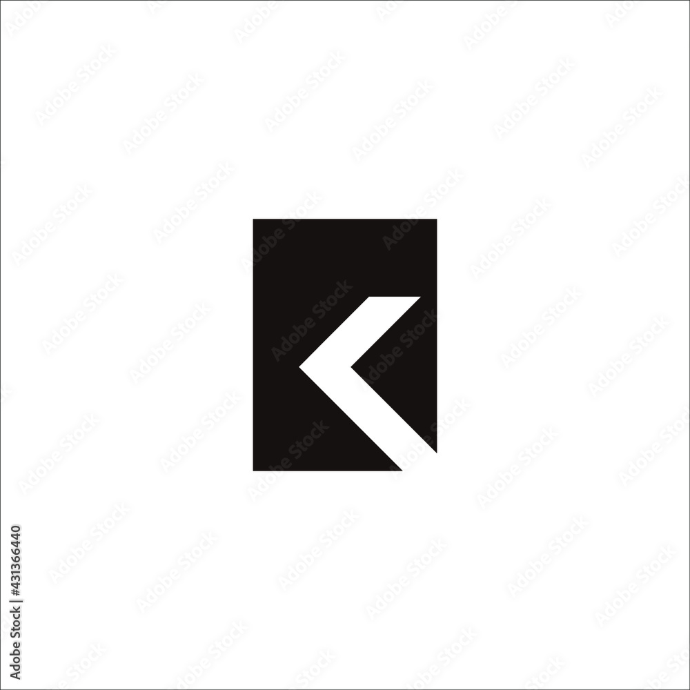 letter K logo design vector letter K logo design vector