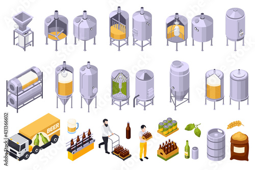 Brewery Beer Production Set