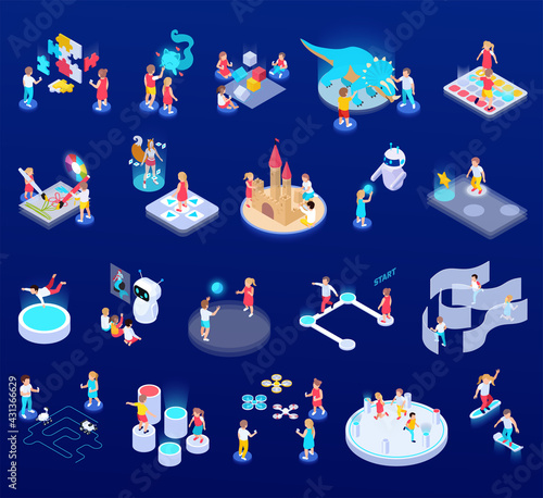 Modern Futuristic Playgrounds Set