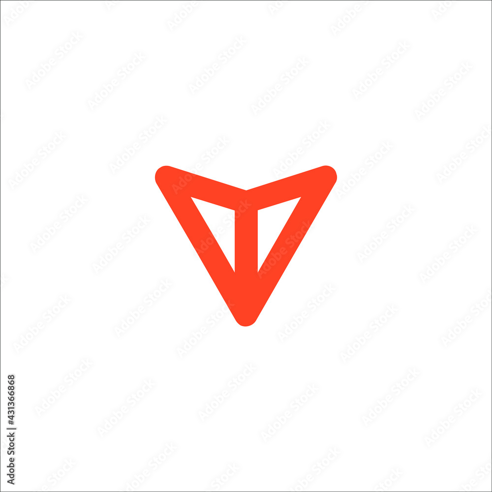 letter V logo design vector letter V logo design vector