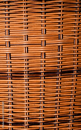 Traditional Natural Wooden Straw Basket