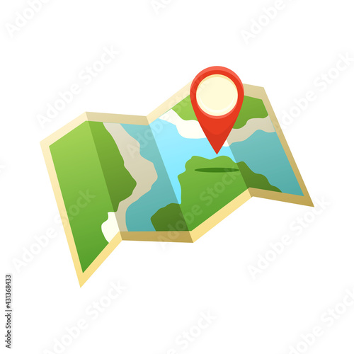 Map Flat Icon