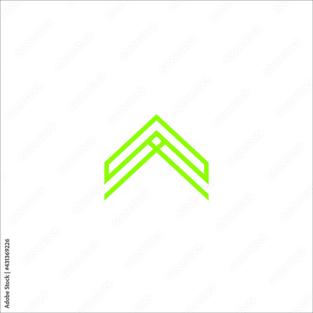 letter initial A logo design vector letter initial A logo design vector