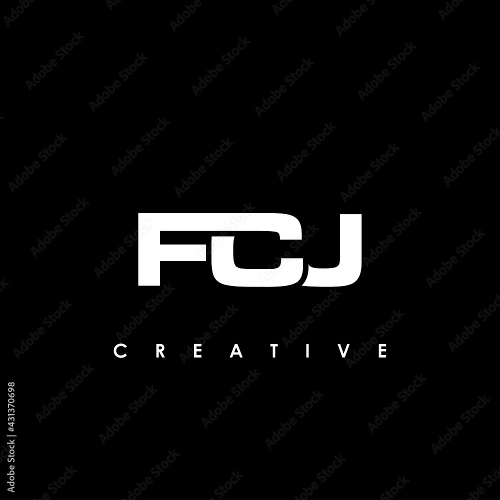 FCJ Letter Initial Logo Design Template Vector Illustration FCJ Letter Initial Logo Design Template Vector Illustration