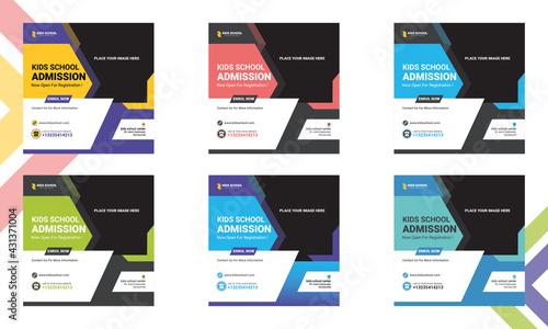social media post design combo pack template