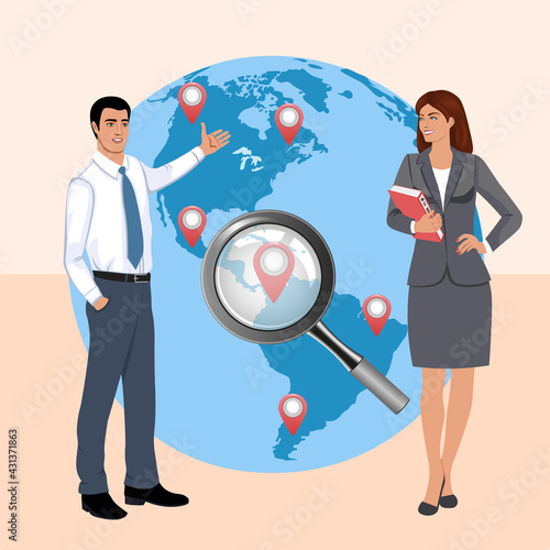 People use the search engine all over the world.